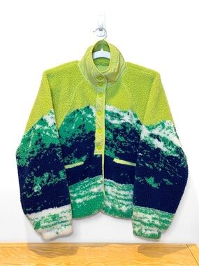 FP Movement Hit the Slopes Printed Fleece Jacket 💚
